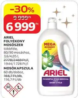 Auchan ARIEL Folyékony mosószer ajánlat