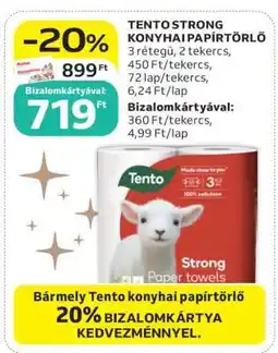 Auchan TENTO STRONG KONYHAI PAPÍRTÖRLŐ ajánlat