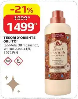 Auchan TESORI D’ORIENTE Öblítő ajánlat