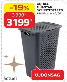 Auchan ACTUEL MŰANYAG SZENNYESTARTÓ ajánlat
