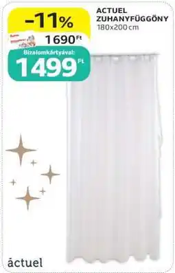 Auchan ACTUEL ZUHANYFÜGGÖNY ajánlat