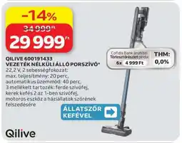 Auchan QILIVE 600191433 VEZETÉK NÉLKÜLI ÁLLÓ PORSZÍVÓ ajánlat
