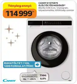 Auchan CANDY EY275B7S ELŐLTÖLTŐS MOSÓGÉP ajánlat