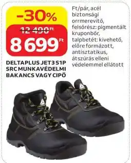 Auchan DELTAPLUS JET3 S1P SRC MUNKAVÉDELMI BAKANCS VAGY CIPŐ ajánlat
