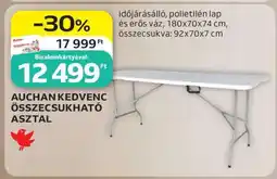 Auchan AUCHAN KEDVENC ÖSSZECSUKHATÓ ASZTAL ajánlat