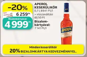APEROL KESERŰLIKŐR