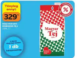Auchan MAGYAR UHT DOBOZOS TEJ ajánlat