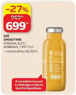 Auchan Sió Smoothie ajánlat