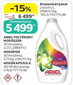 Auchan ARIEL Folyékony mosószer ajánlat