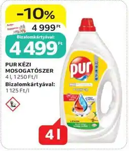 Auchan Pur kézi mosogatószer ajánlat