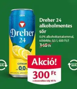 EcoFamily Dreher 24 alkoholmentes sör ajánlat