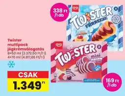Spar Twister multipack jégkrémválogatás ajánlat