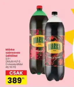 Spar Márka Szénsavas Üdítőital ajánlat