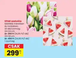 Spar SPAR szalvéta ajánlat