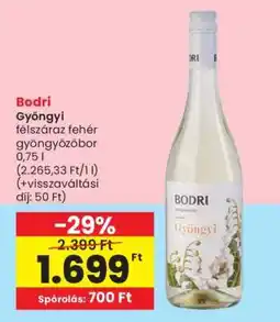 Spar BODRI Gyöngyi ajánlat