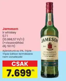 Spar JAMESON Ír whiskey ajánlat