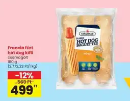 Spar Francia Fúrt Hot-Dog Kifli ajánlat