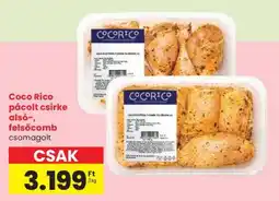 Spar Coco Rico pácolt csirke alsó-, felsőcomb csomagolt ajánlat