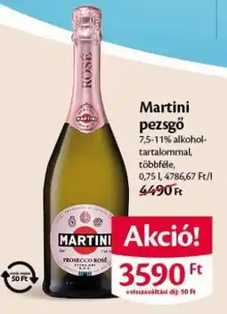 EcoFamily Martini pezsgő ajánlat