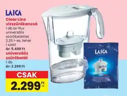 Spar LAICA Clear Line vízszűrőkancsó ajánlat