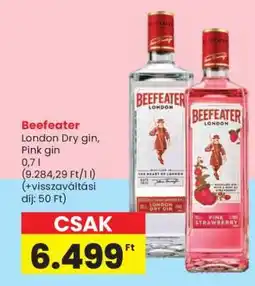 Spar Beefeater London Dry gin, Pink gin ajánlat