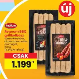 Spar Regnum BBQ grillkolbász ajánlat