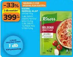 Auchan Knorr Normál alap ajánlat