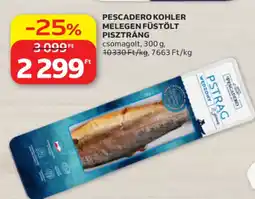 Auchan Pescadero Kohler melegen füstölt pisztráng ajánlat