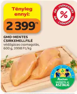 Auchan GMO-mentes csirkemellfilé ajánlat