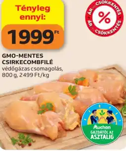 Auchan GMO-mentes csirkecombfilé ajánlat