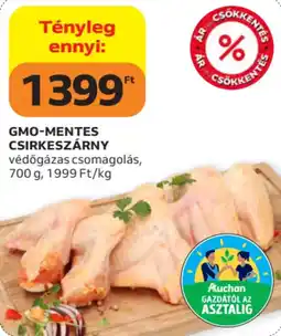 Auchan GMO-mentes csirkeszárny ajánlat