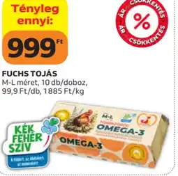 Auchan Fuchs Tojás ajánlat