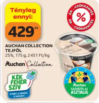Auchan Auchan Collection Tejföl ajánlat