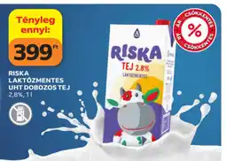 Auchan Riska laktózmentes UHT dobozos tej ajánlat