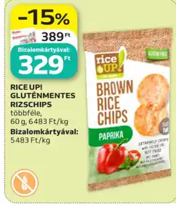 Auchan Rice Up! Gluténmentes rizschips ajánlat