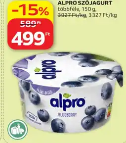 Auchan Alpro szójajogurt ajánlat