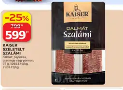 Auchan Kaiser szeletelt szalámi ajánlat