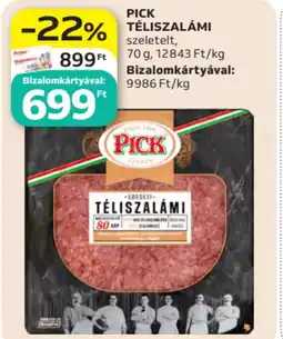 Auchan Pick téliszalámi ajánlat