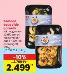 Spar Seafood Sous Vide garnéla ajánlat