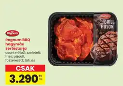 Spar Regnum BBQ hagymás sertéstarja ajánlat