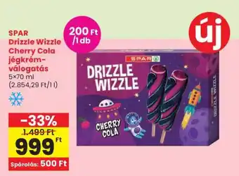 SPAR Drizzle Wizzle Cherry Cola jégkrém-válogatás