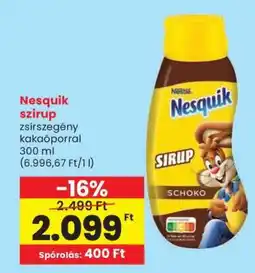 Spar NESQUIK Szirup ajánlat