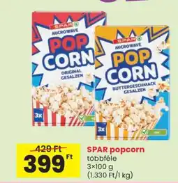 Spar SPAR popcorn ajánlat