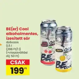 Spar BE(er) Cool alkoholmentes, ízesített sör ajánlat