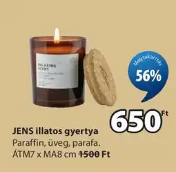JYSK JENS illatos gyertya ajánlat