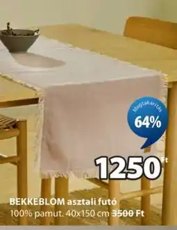 JYSK BEKKEBLOM asztali futó ajánlat