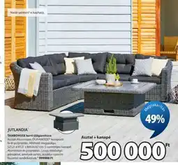 JYSK JUTLANDIA TAMBOHOUSE kerti ülőgarnitúra ajánlat