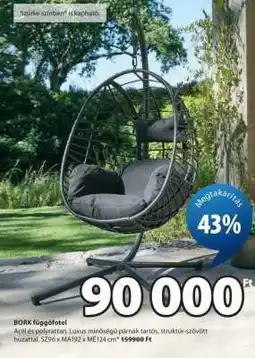 JYSK BORK függőfotel ajánlat
