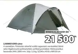 JYSK LAMMEFJORD sátor ajánlat