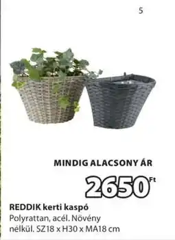 JYSK REDDIK kerti kaspó ajánlat